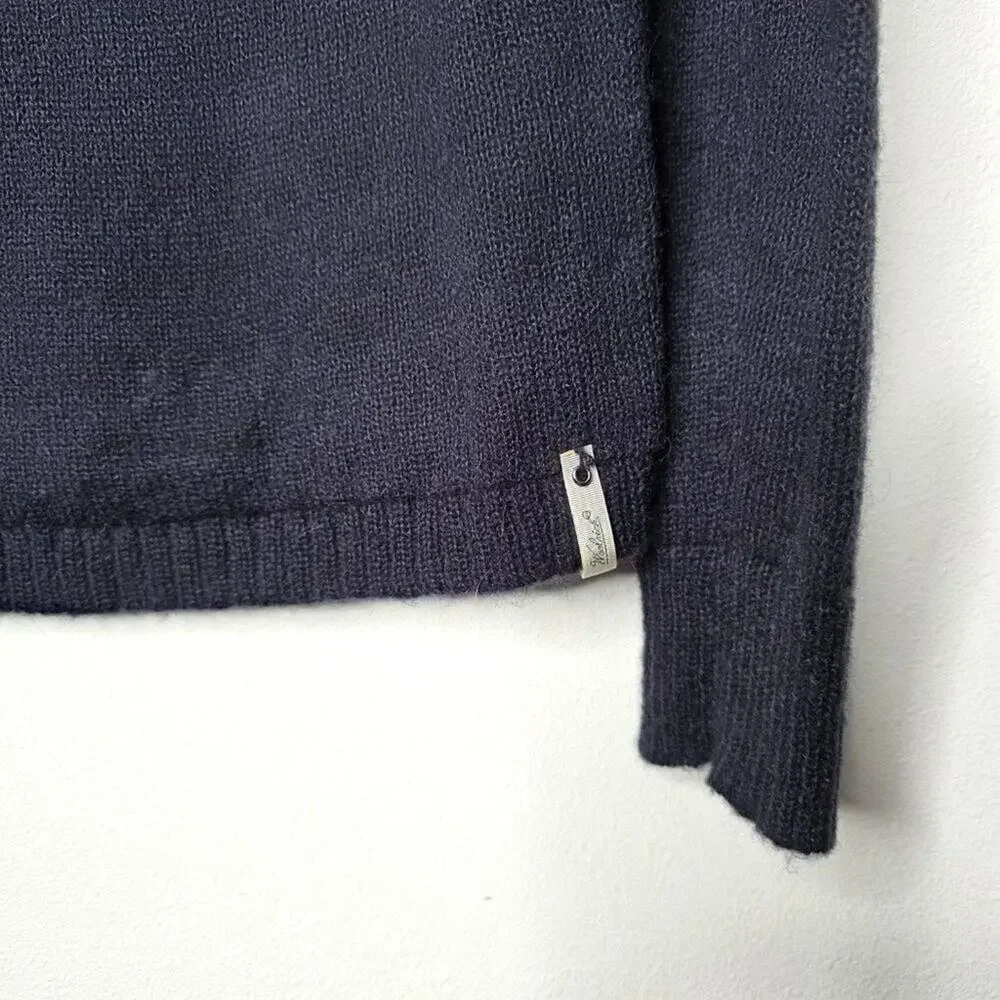 Woolrich Scenic Graphic Wool Mohair Blend Knit Sweater Mountain Camp Landscape